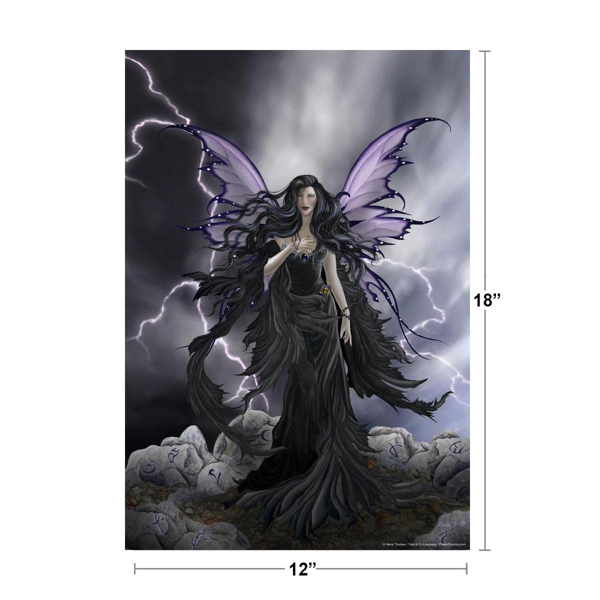 Amazon.com: Storm Runes Fairy Queen by Nene Thomas Fantasy Poster